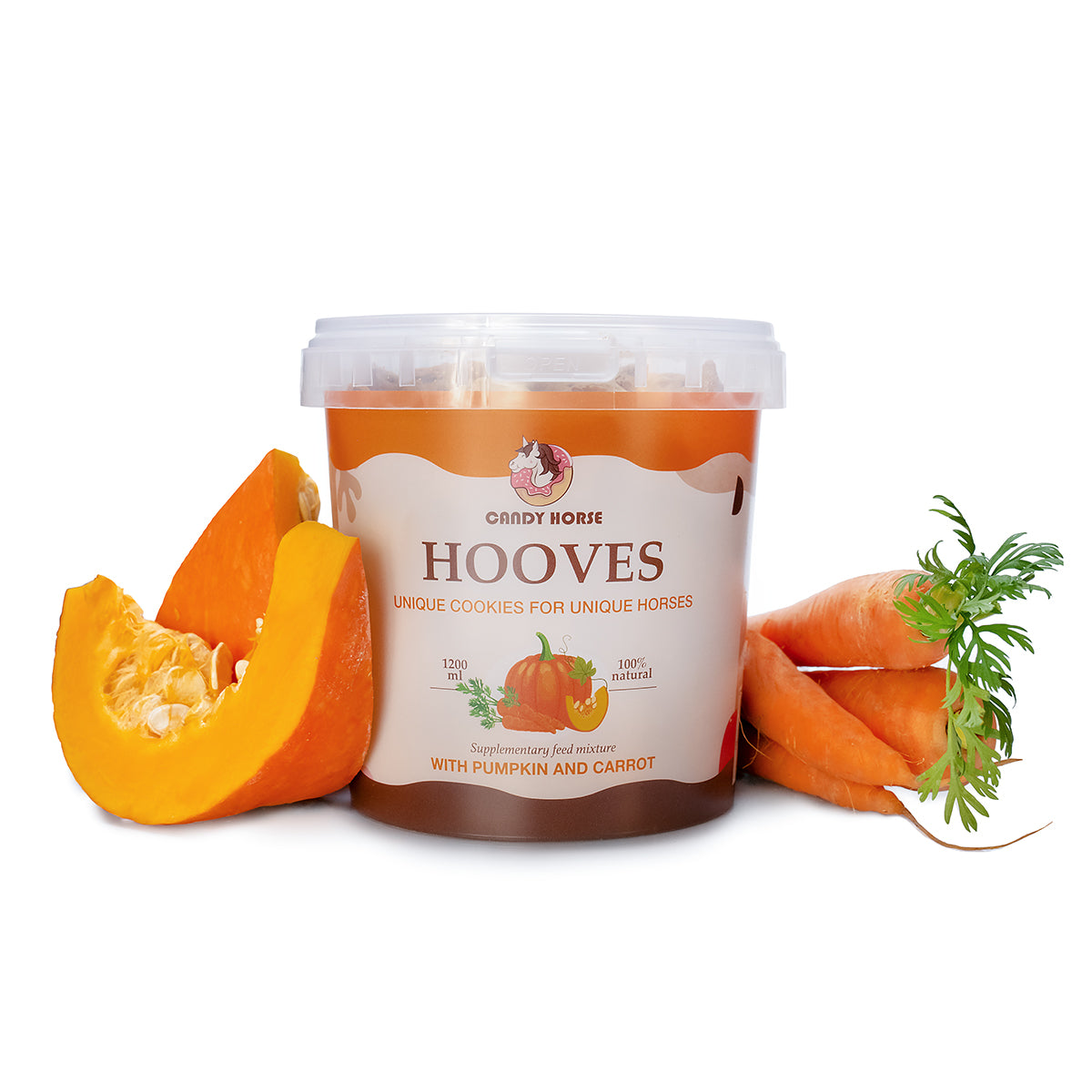 Hooves carrot-pumpkin I Big box of cookie treats for horses
