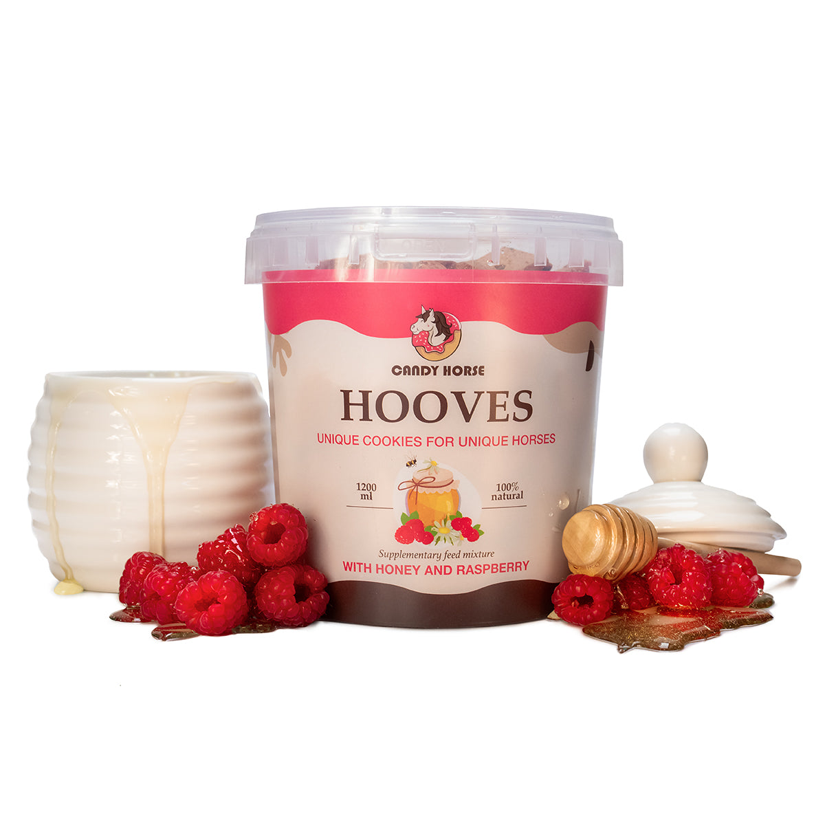 Hooves honey-raspberry I Big box of cookie treats for horses
