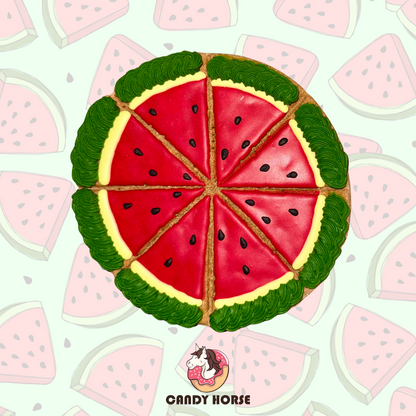 JUNGLE – Limited Edition Watermelon Tart I Hand-decorated royal-icing cookie for horses