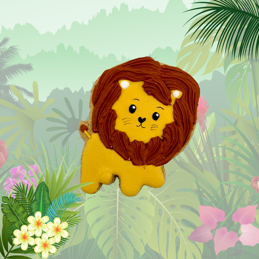 JUNGLE - Limited Edition Iced Horse Cookie I hand-decorated horse treat cookie with LION motif