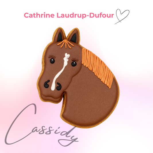 Cassidy Cookie - CLD Limited Edition Iced Horse Cookie I hand-decorated horse treat cookie