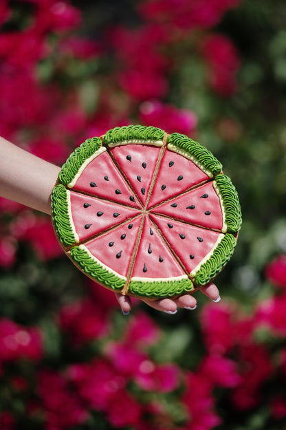 JUNGLE – Limited Edition Watermelon Tart I Hand-decorated royal-icing cookie for horses
