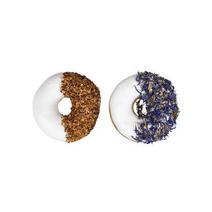 Donuts – wild rose + cornflower