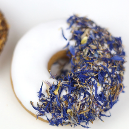 Donuts – wild rose + cornflower