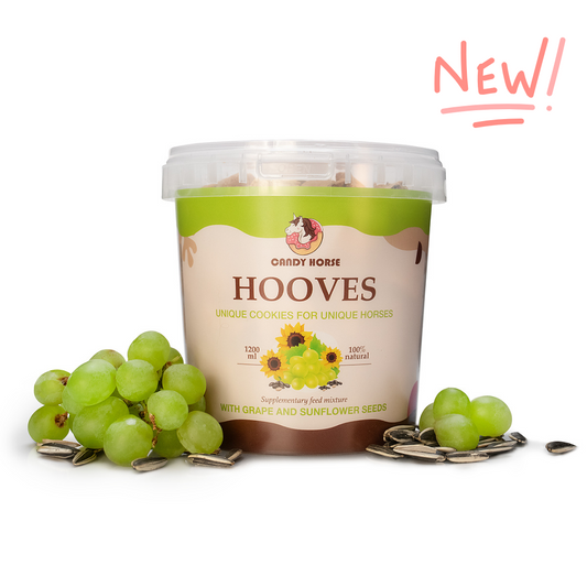Hooves grape-sunflower I Big box of cookie treats for horses